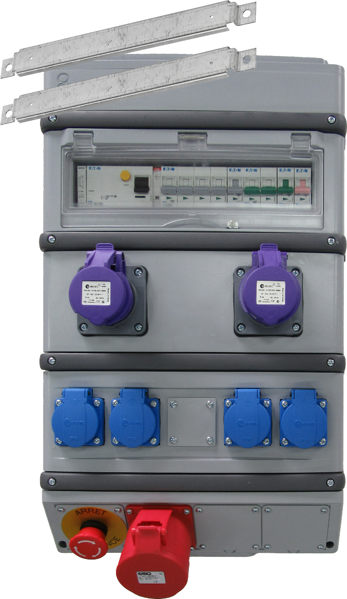 Coffret 4 PC MONO 10 16A 1 PC TETRA 32A 2 PC 24V AU Voyant coffret-4-pc-mono-10-16a-1-pc-tetra-32a-2-pc-24v-au-voyant