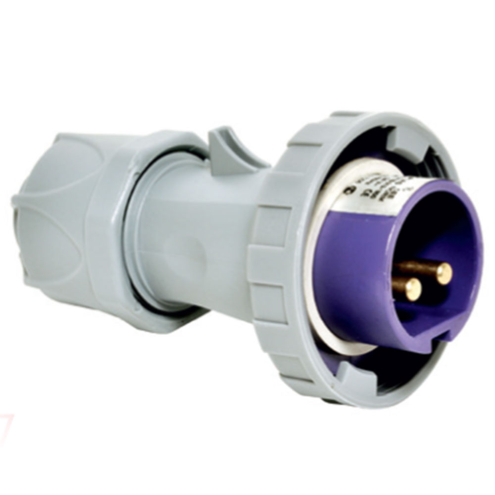 Socle Connecteur Saillie 16A 2P T 230V - IP44 - Bornes à Vis